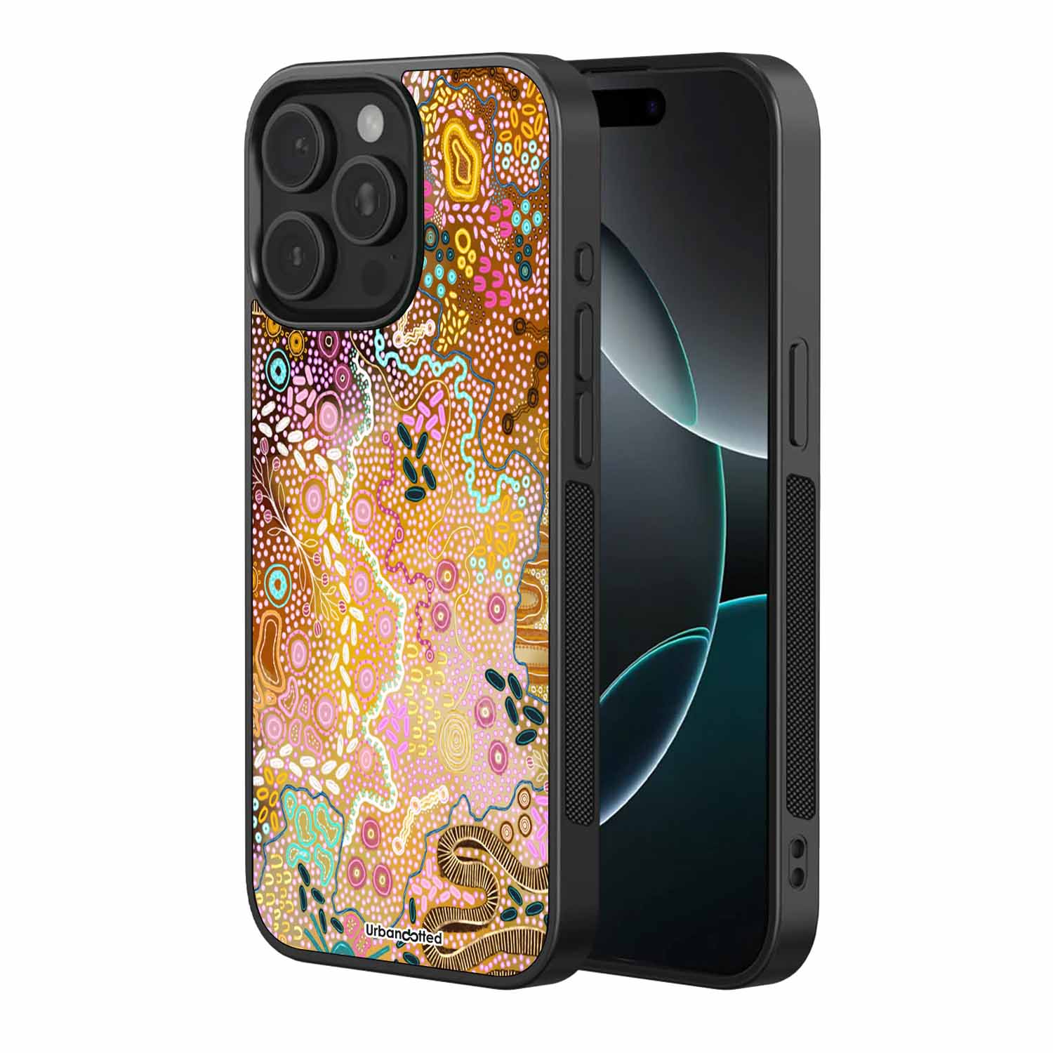 Dreamtime Pathways Glass Case