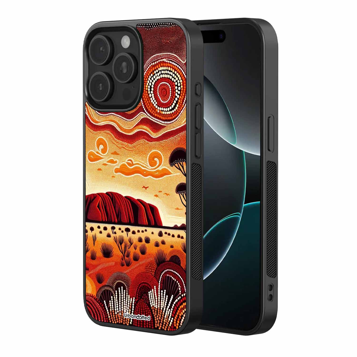 Uluru Sunset Dreaming Glass Case
