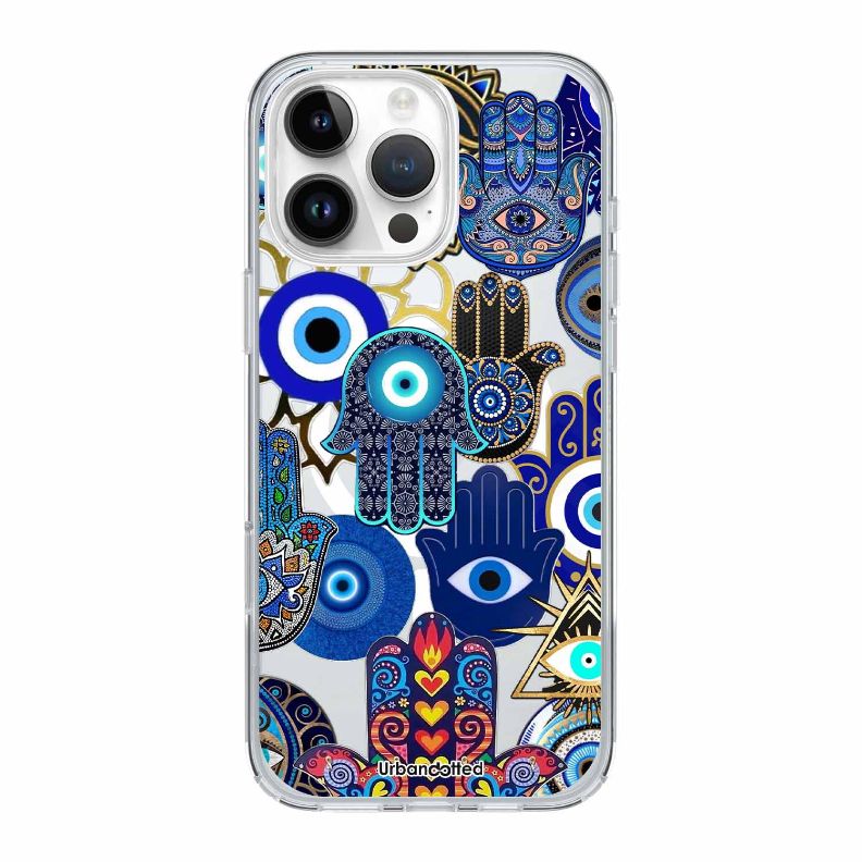 Hamsa Eye Protection Crystal Clear Astrology Case