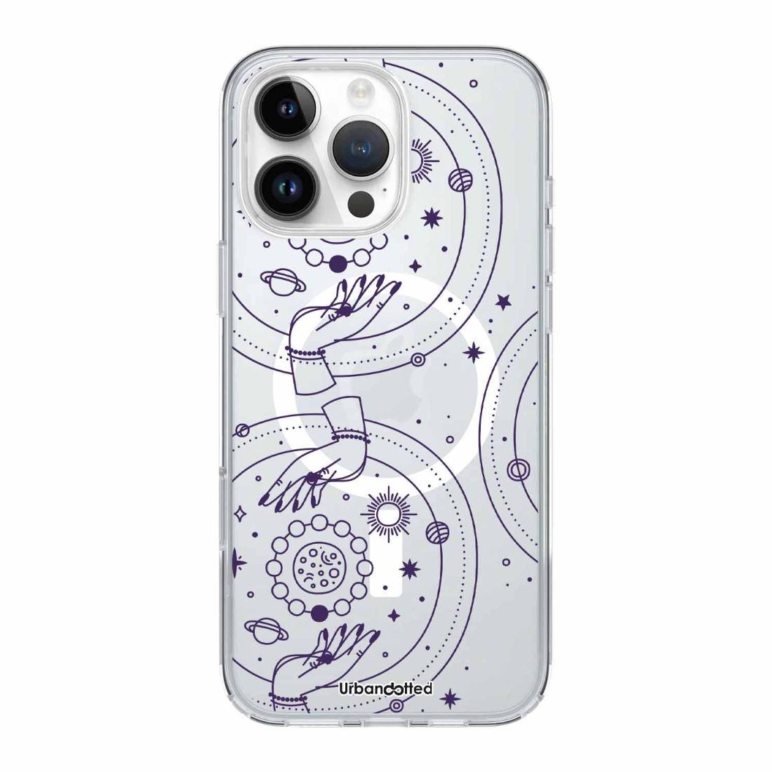 Astral Embrace Orbit Crystal Clear Astrology Case