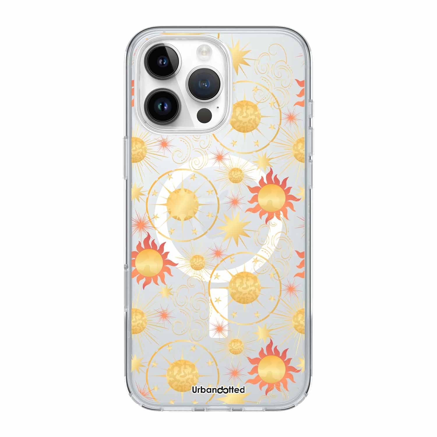 Stardust Solstice Glow Crystal Clear Astrology Case