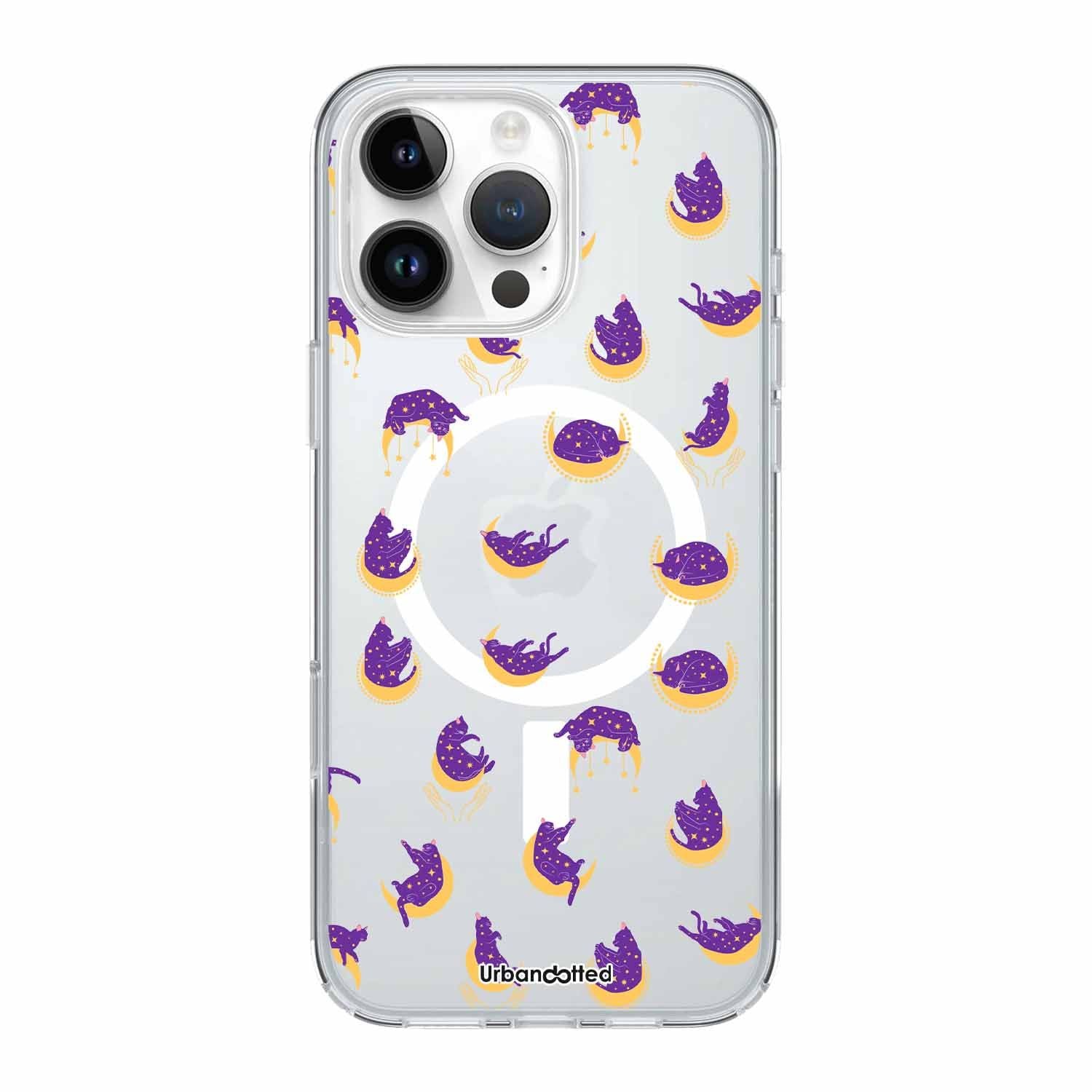 Cosmic Kitty Constellation Crystal Clear Astrology Case