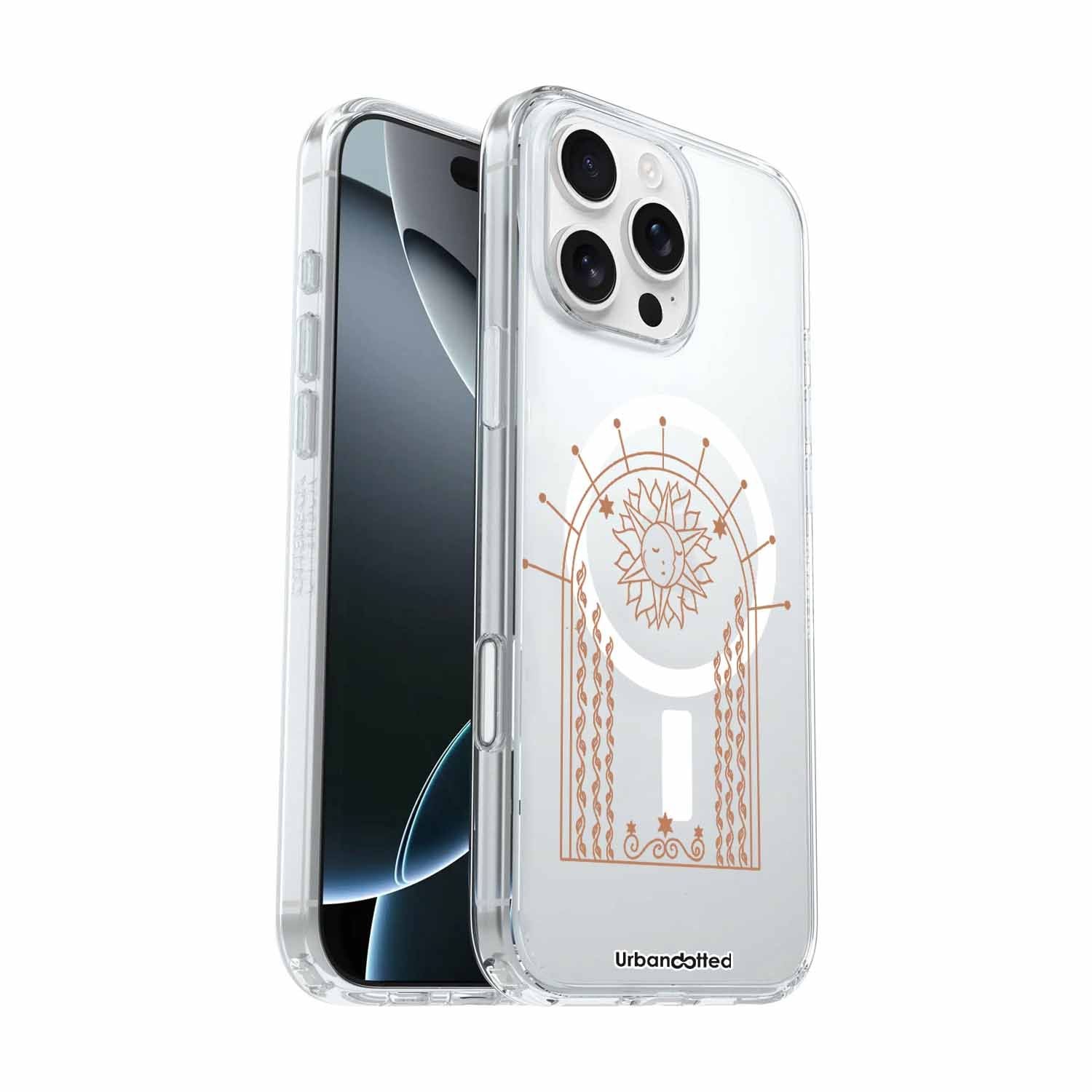Solar Archway Aura Crystal Clear Astrology Case