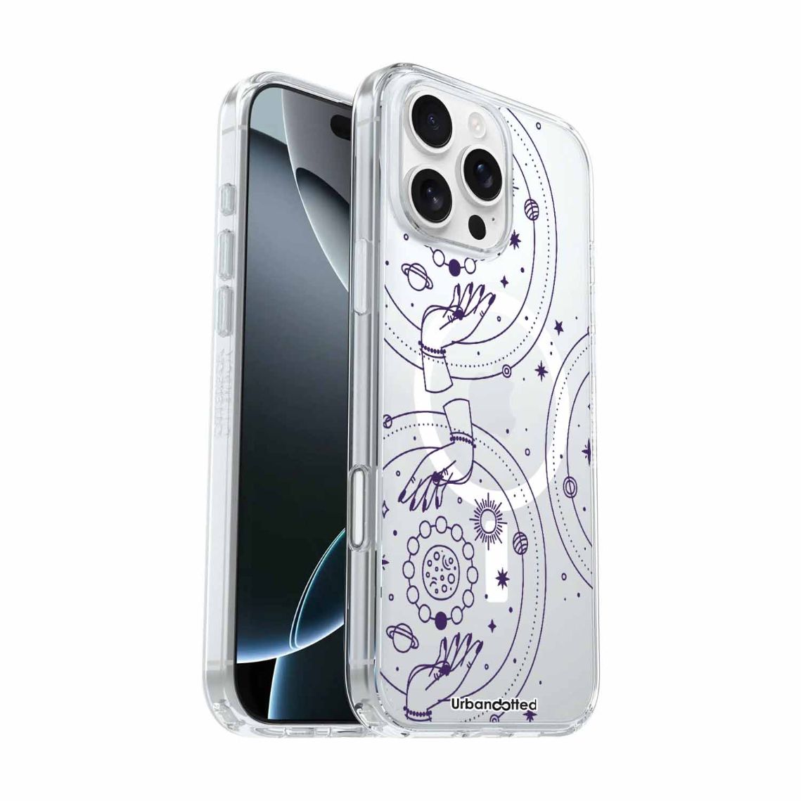 Astral Embrace Orbit Crystal Clear Astrology Case