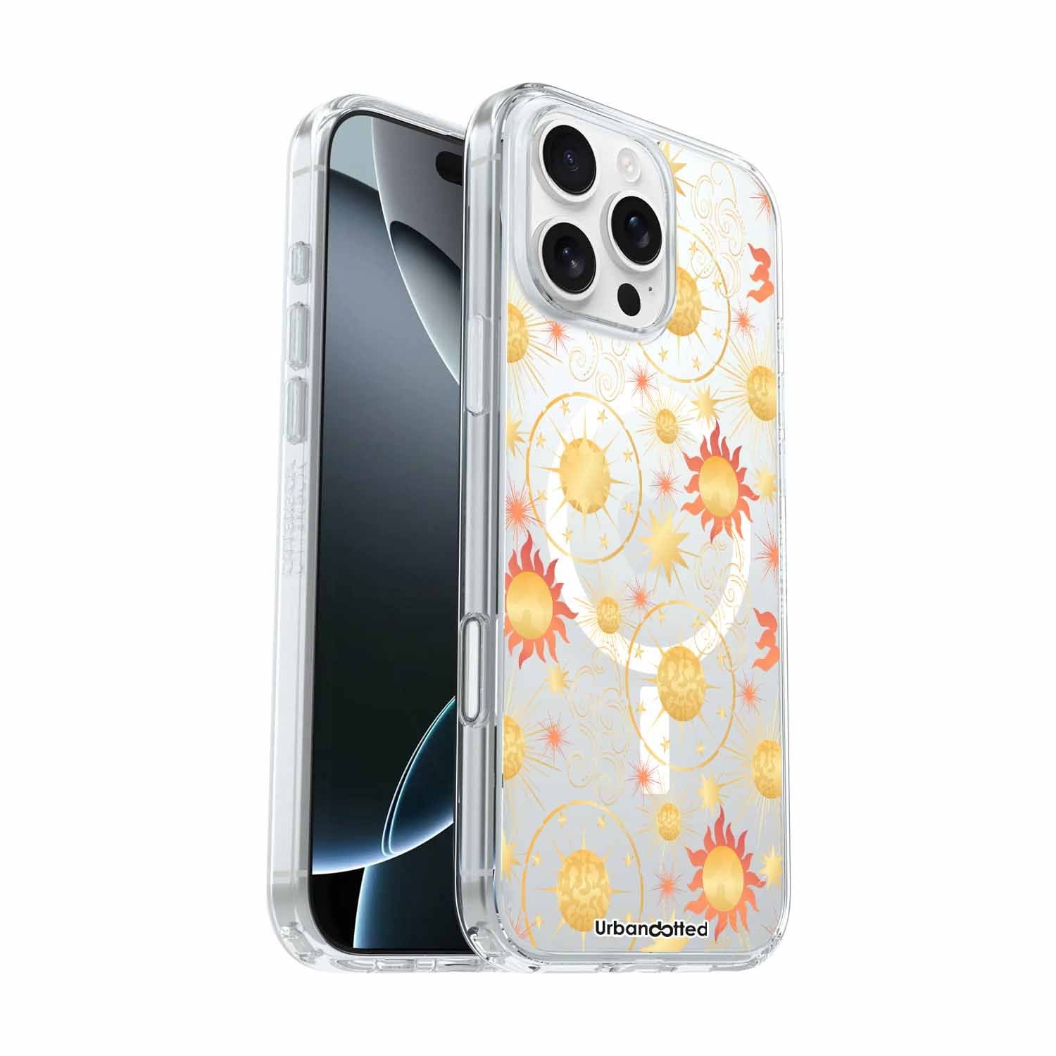 Stardust Solstice Glow Crystal Clear Astrology Case