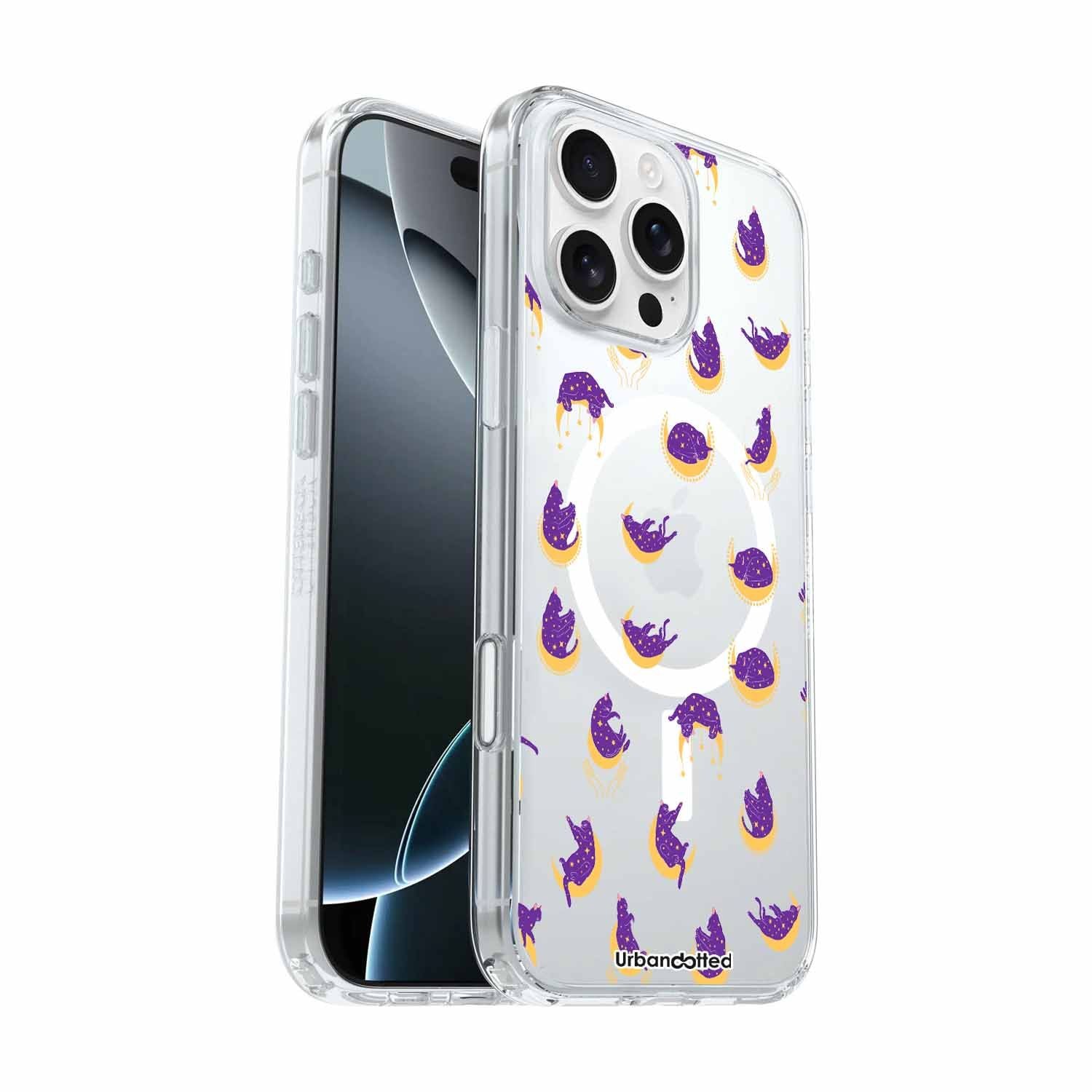 Cosmic Kitty Constellation Crystal Clear Astrology Case