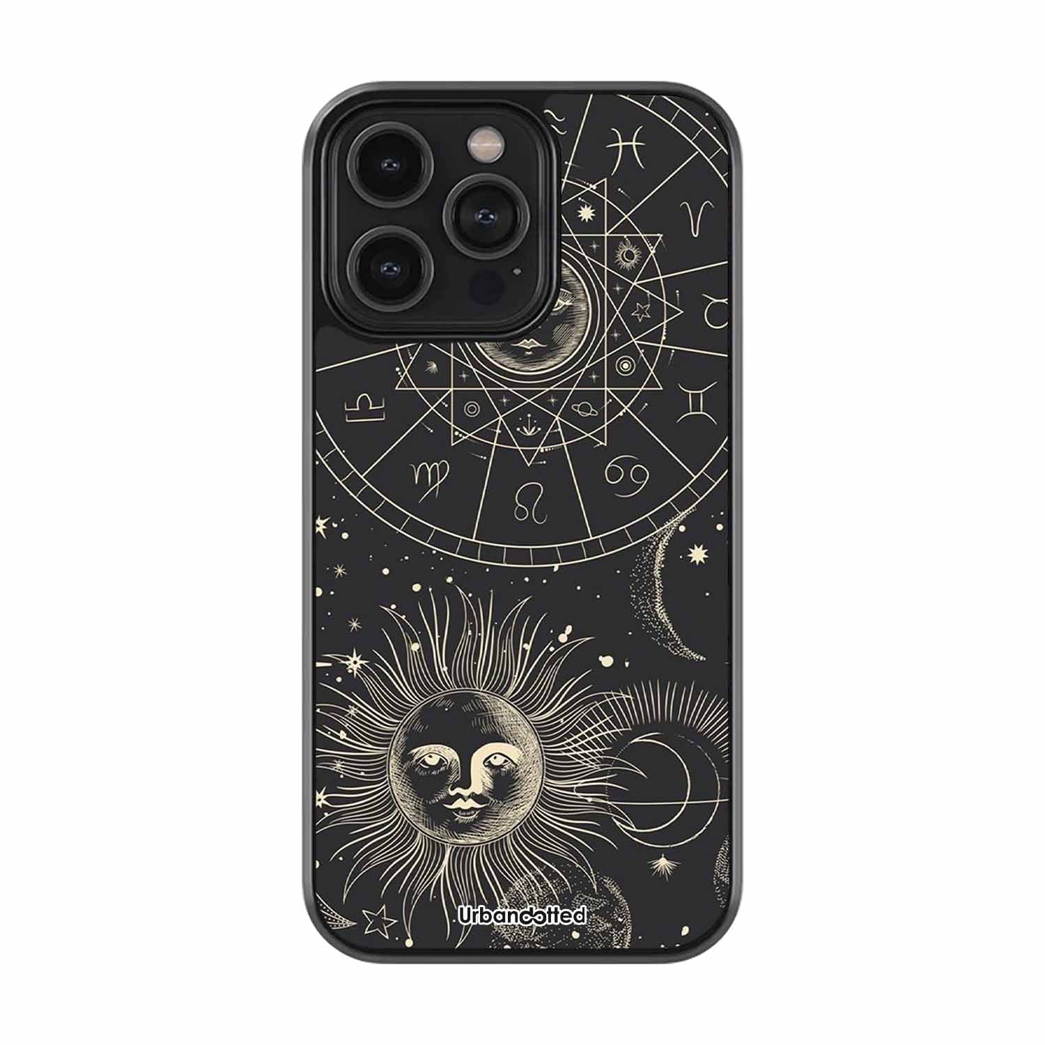 Celestial Chart Astrology Glass Case