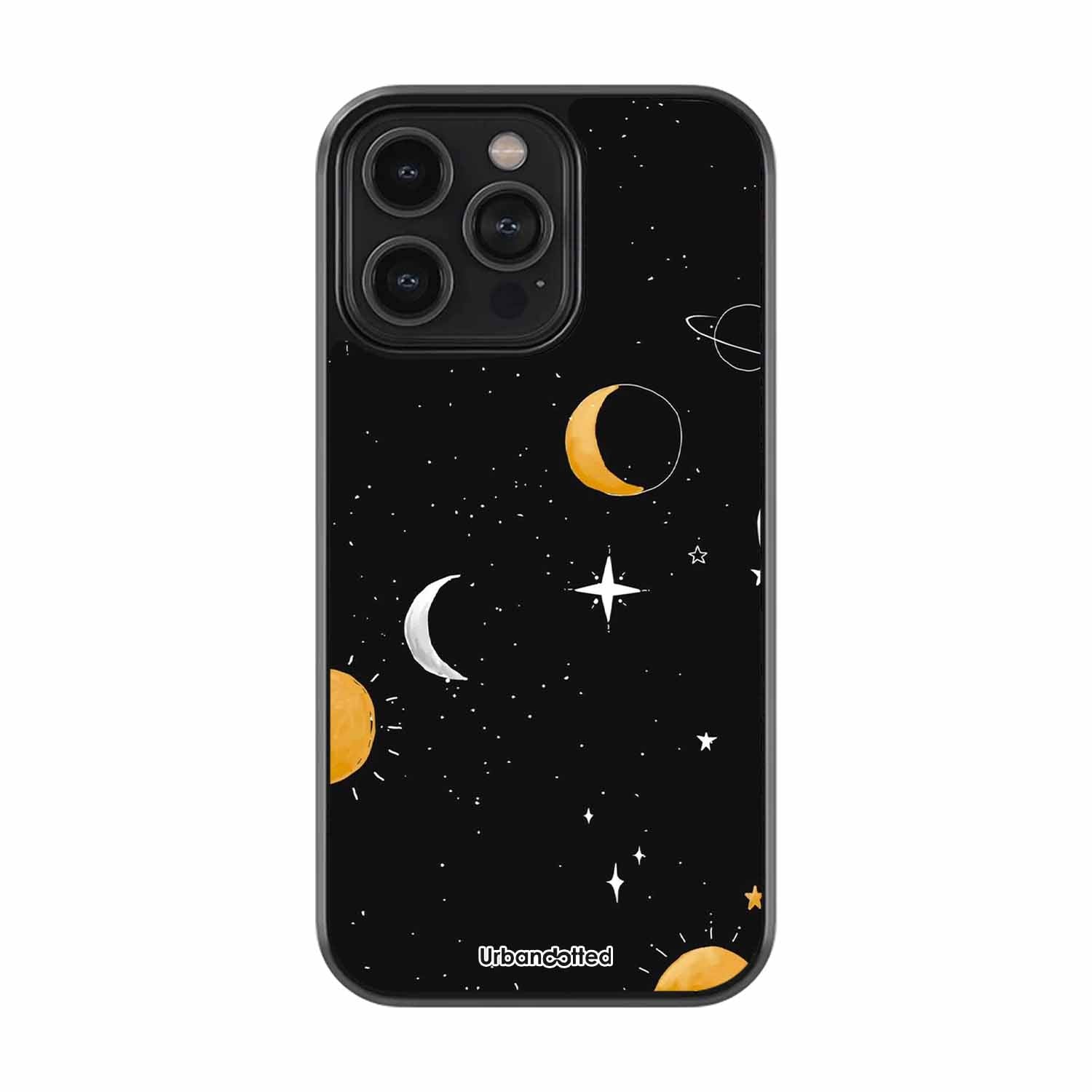 Cosmic Night Sky Astrology Glass Case