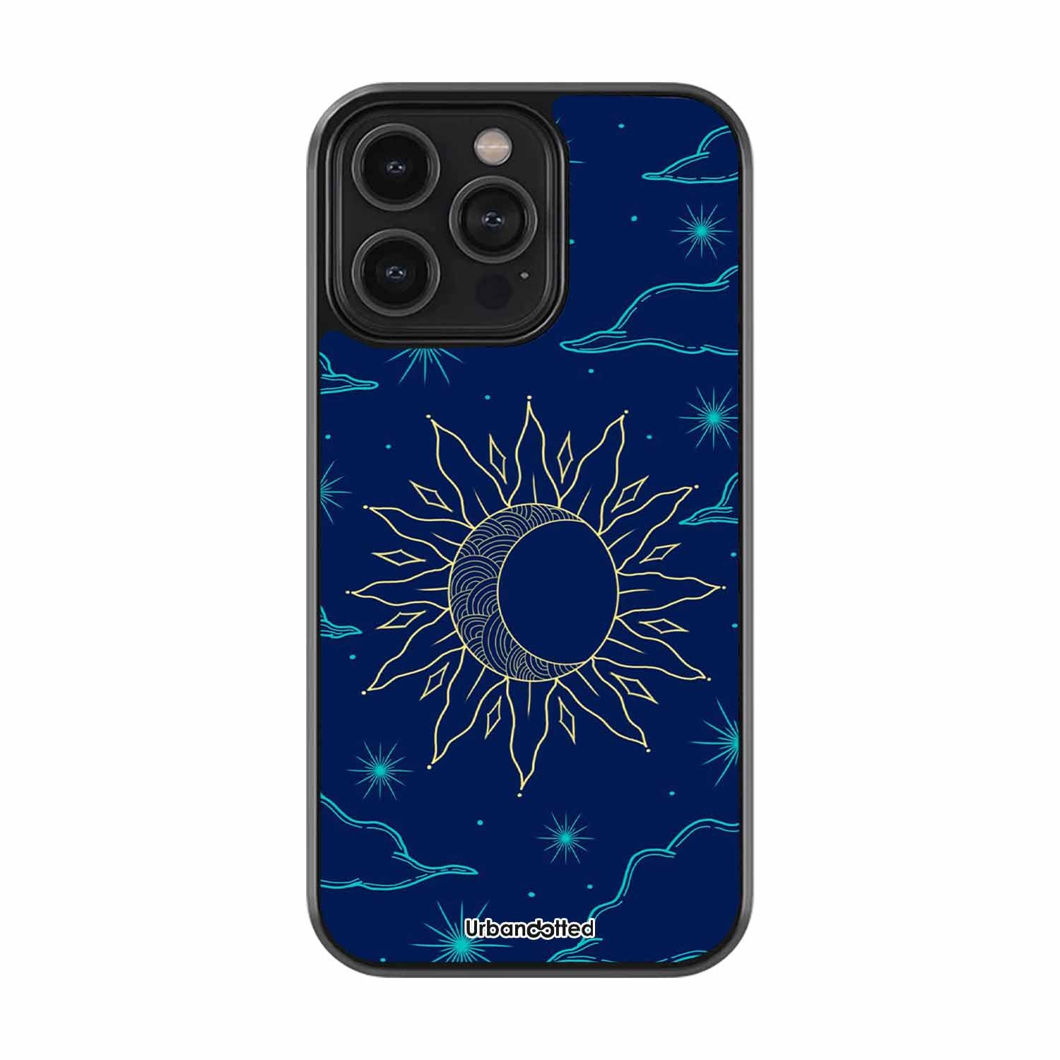 Twilight Sky Embrace Astrology Glass Case