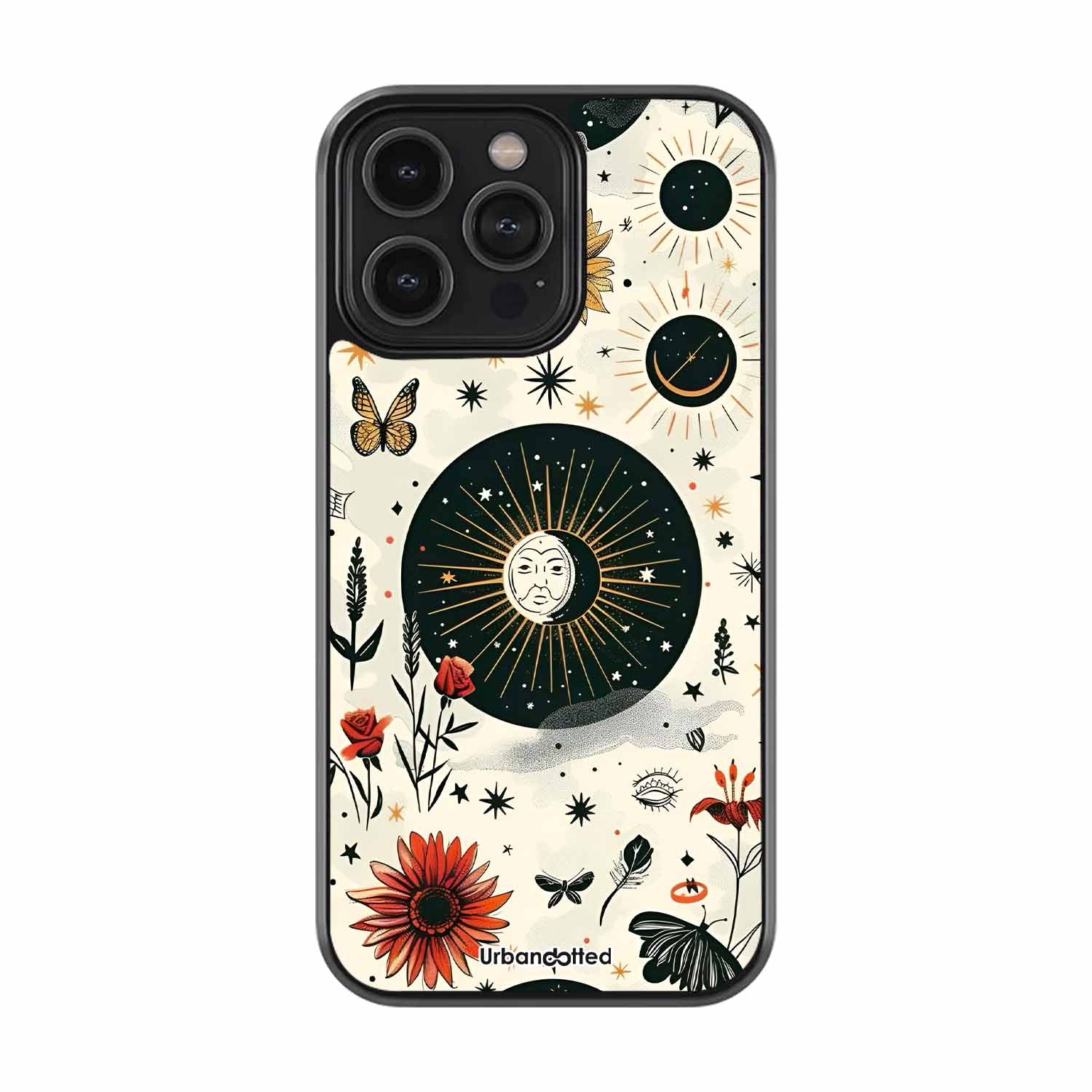 Celestial Garden Dreams Astrology Glass Case