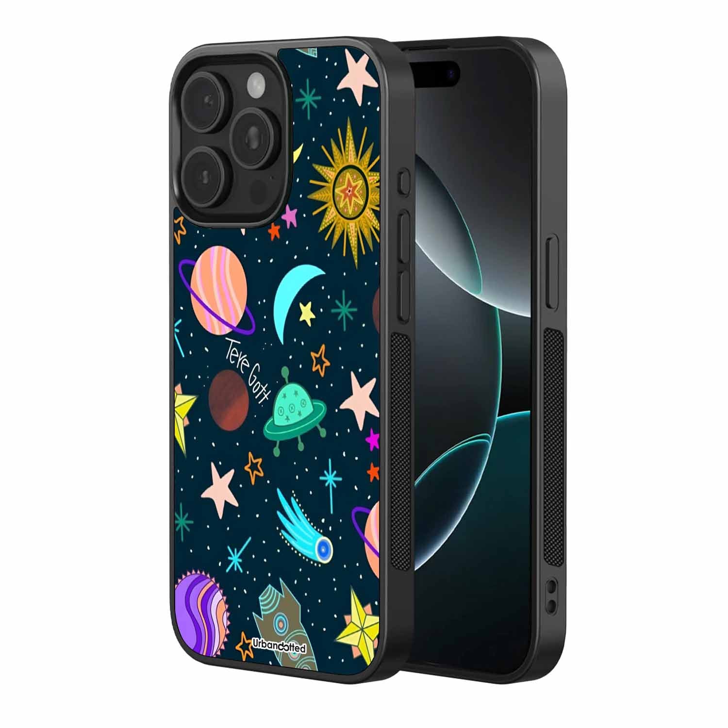 Cosmic Whimsy Astrology Glass Case