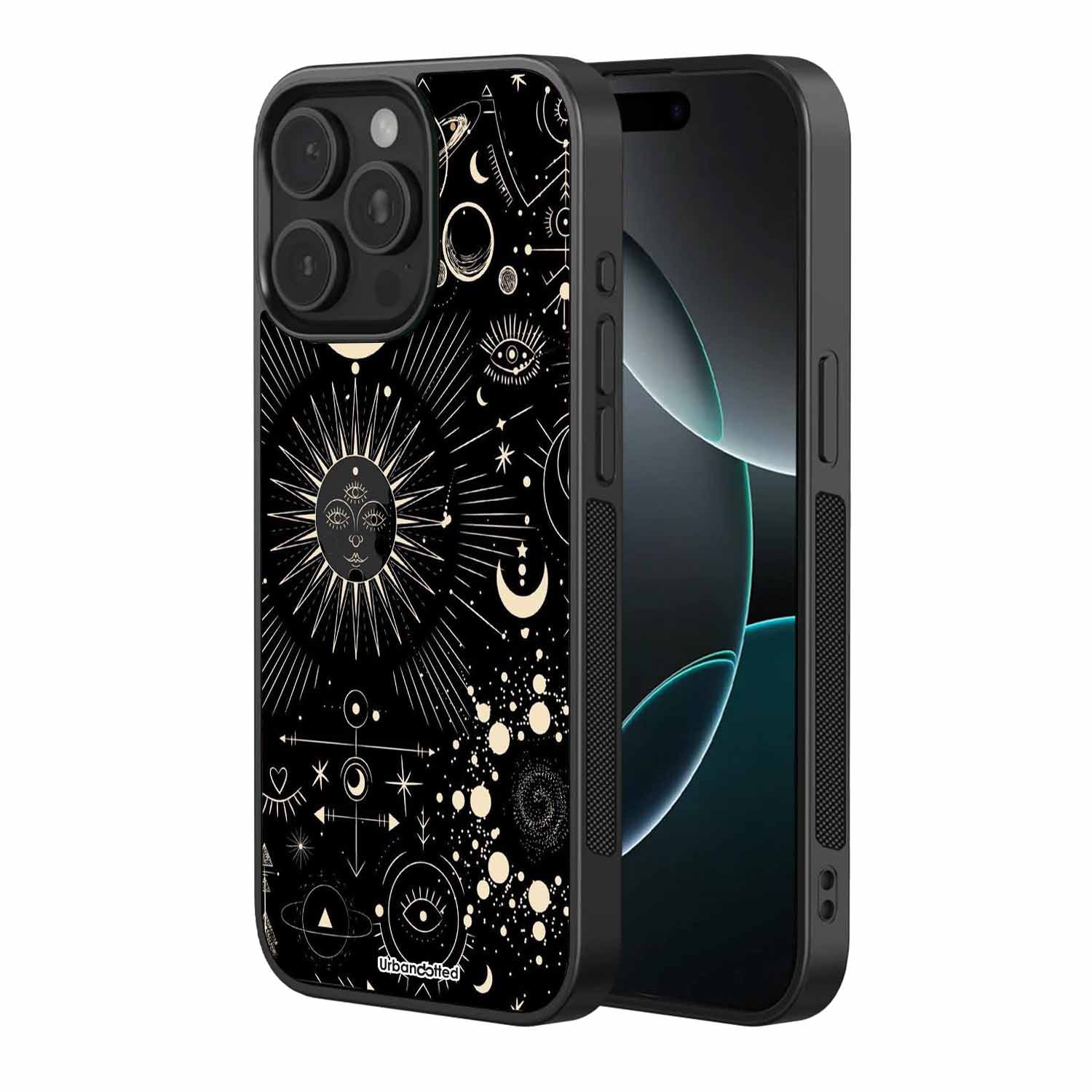 Celestial Geometry Astrology Glass Case
