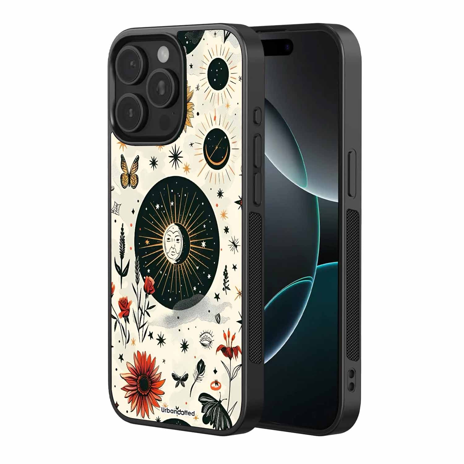 Celestial Garden Dreams Astrology Glass Case