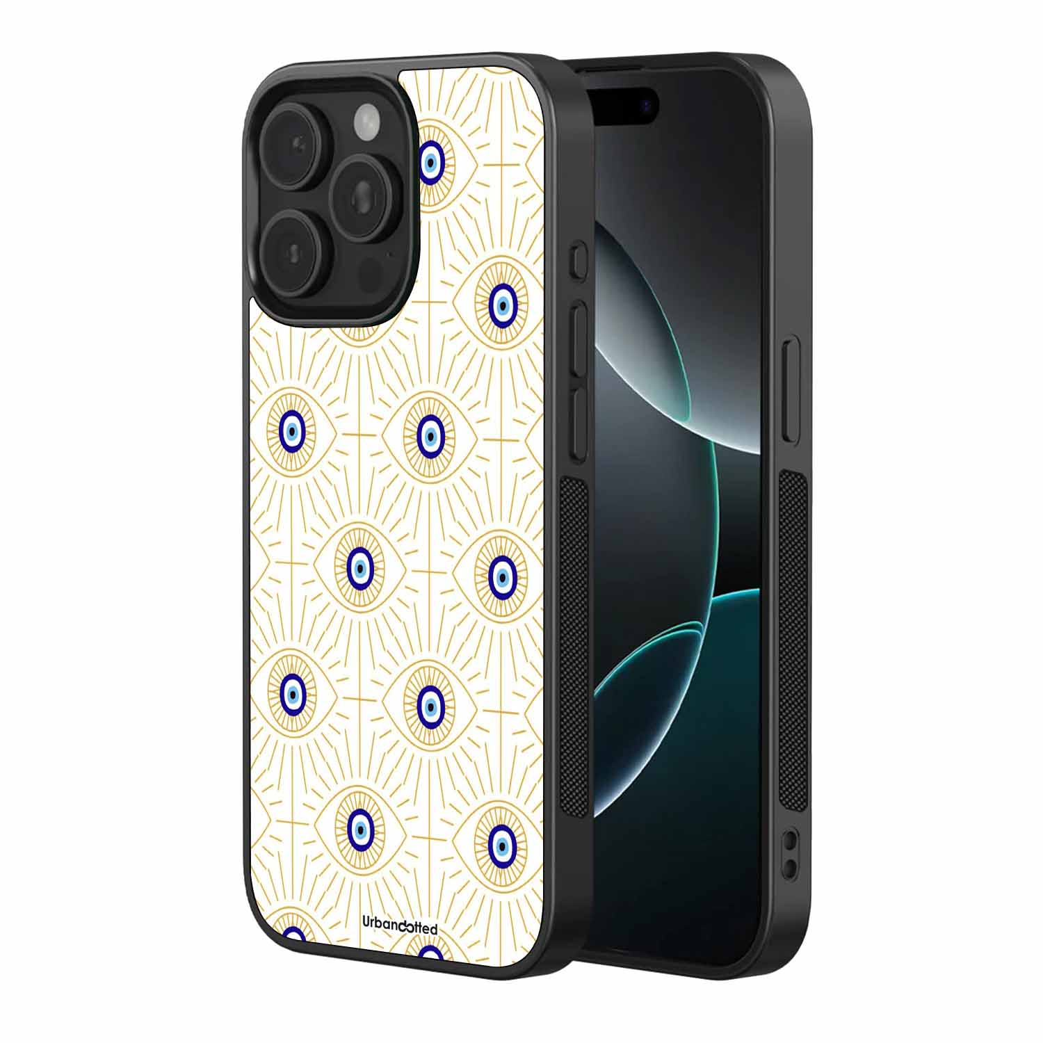 Golden Gaze Protection Astrology Glass Case