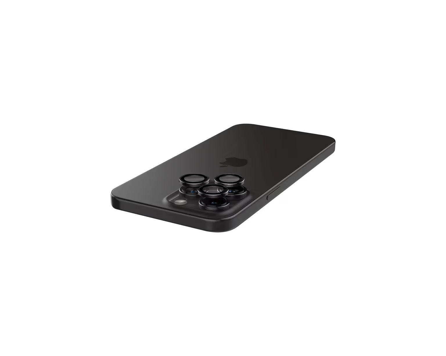 Ultra Strong Tempered Glass Camera Lens Protector Rings - Black