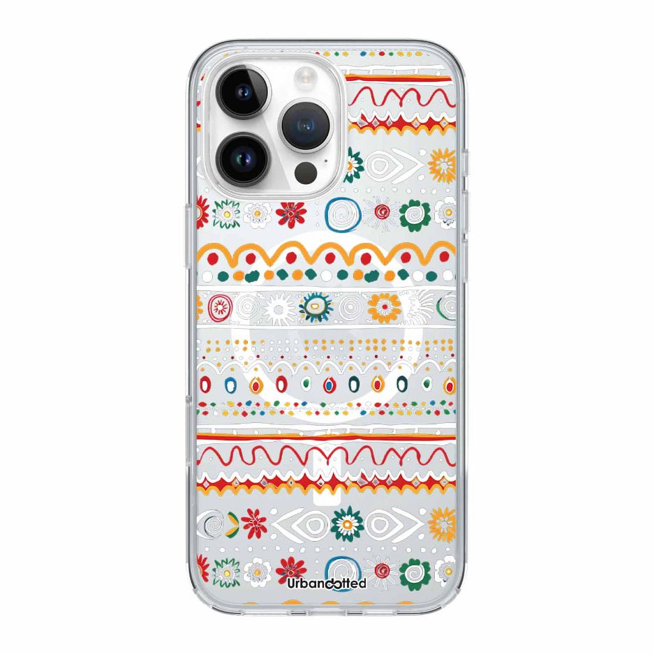 Ancestral Spirit Weave Crystal Clear Aboriginal Case