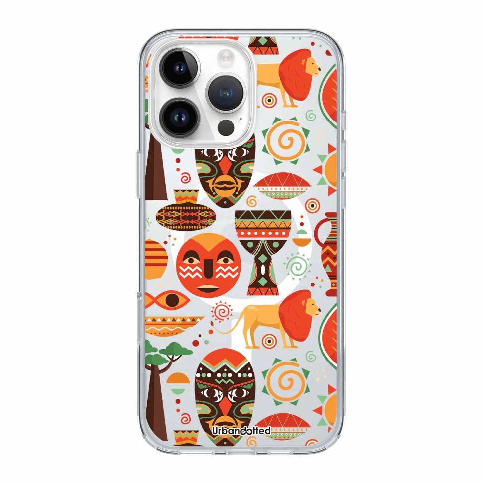Tribal Rhythm Harmony Crystal Clear Aboriginal Case