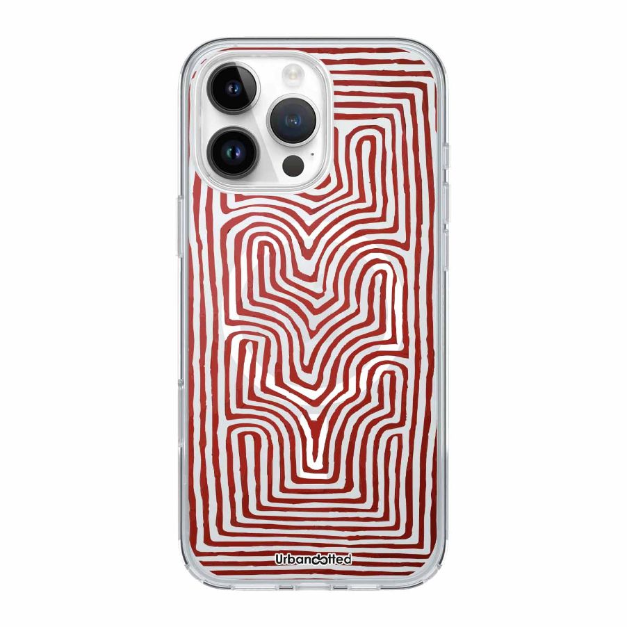 Ancestral Veins Labyrinth Crystal Clear Aboriginal Case