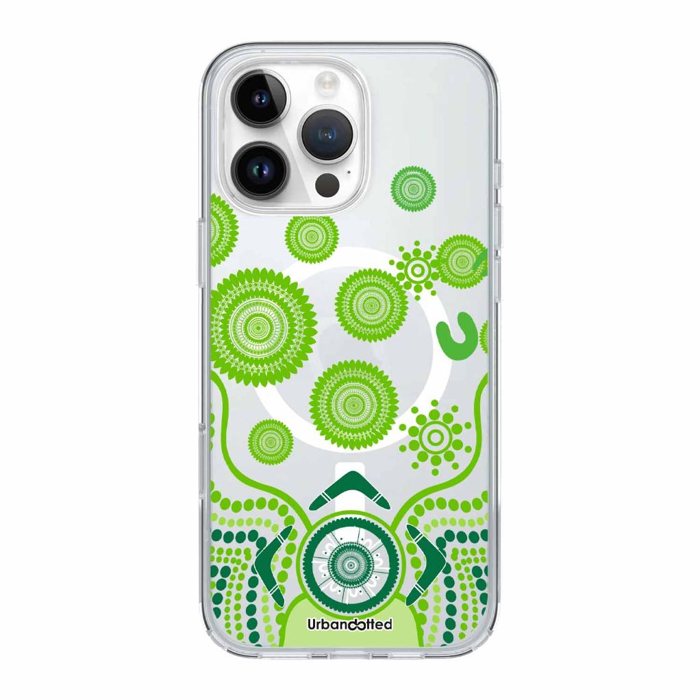Wandjina's Whisper Crystal Clear Aboriginal Case
