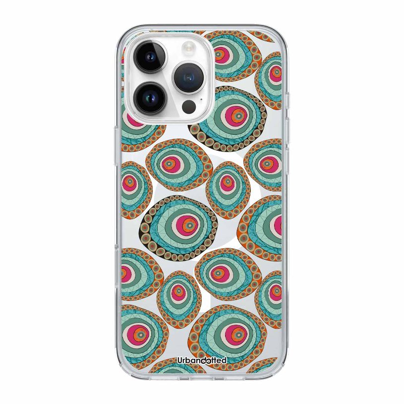 Vibrant Terra Core Crystal Clear Aboriginal Case