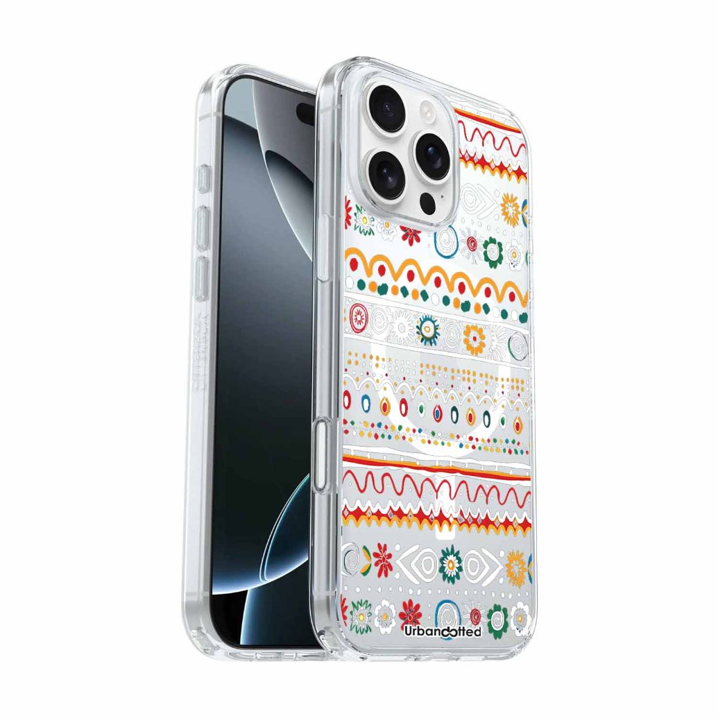 Ancestral Spirit Weave Crystal Clear Aboriginal Case