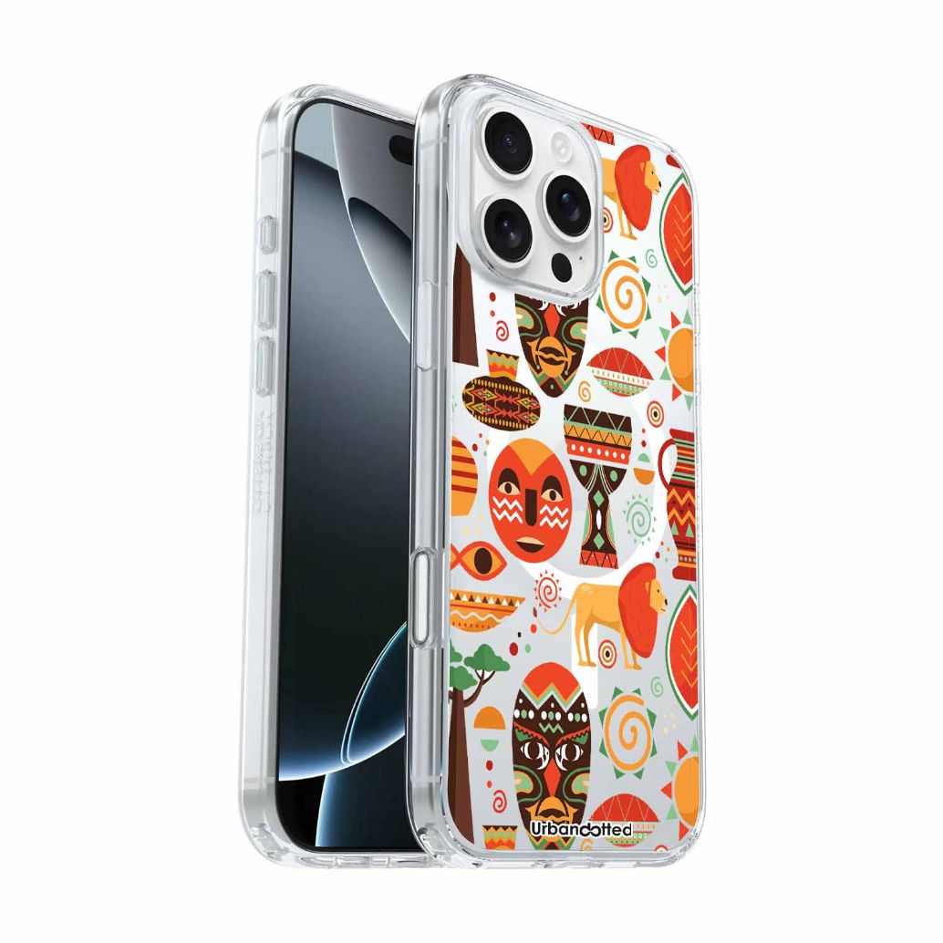 Tribal Rhythm Harmony Crystal Clear Aboriginal Case