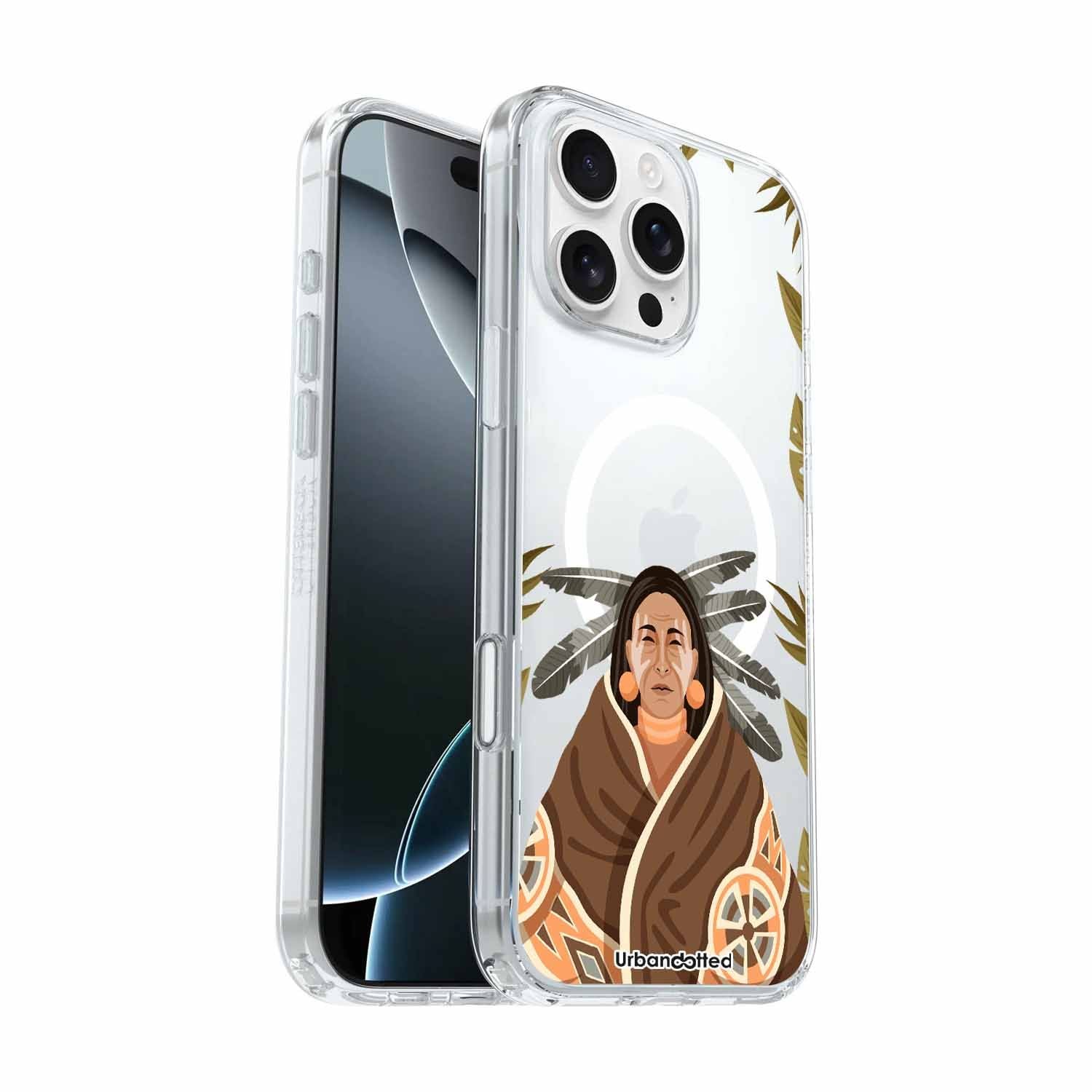 Dreamtime Spirit Guardian Crystal Clear Aboriginal Case