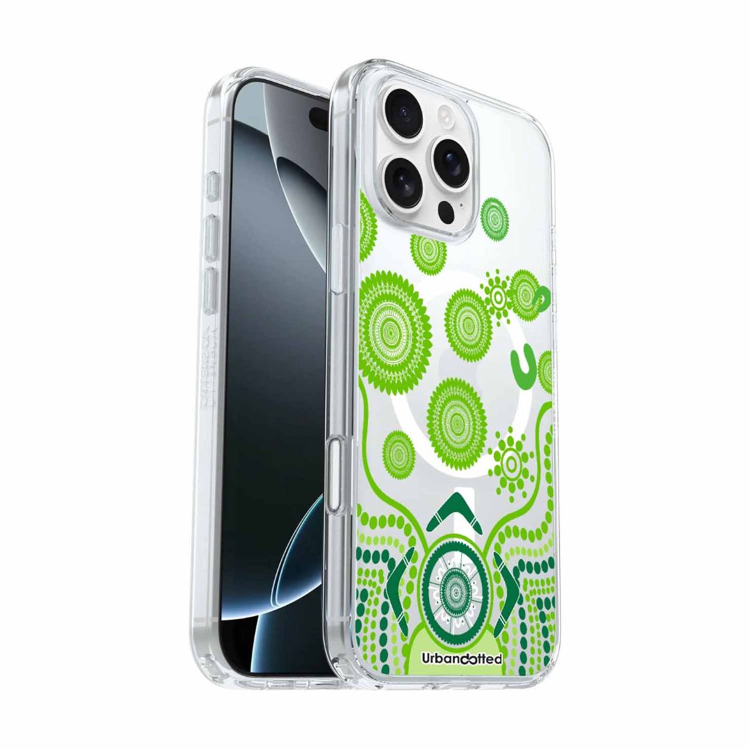 Wandjina's Whisper Crystal Clear Aboriginal Case