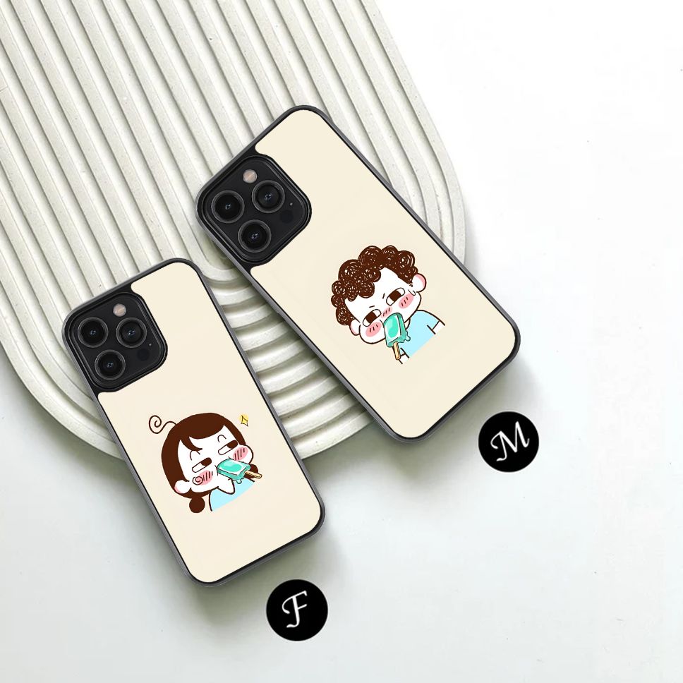 Melty Moments Couple Glass Case