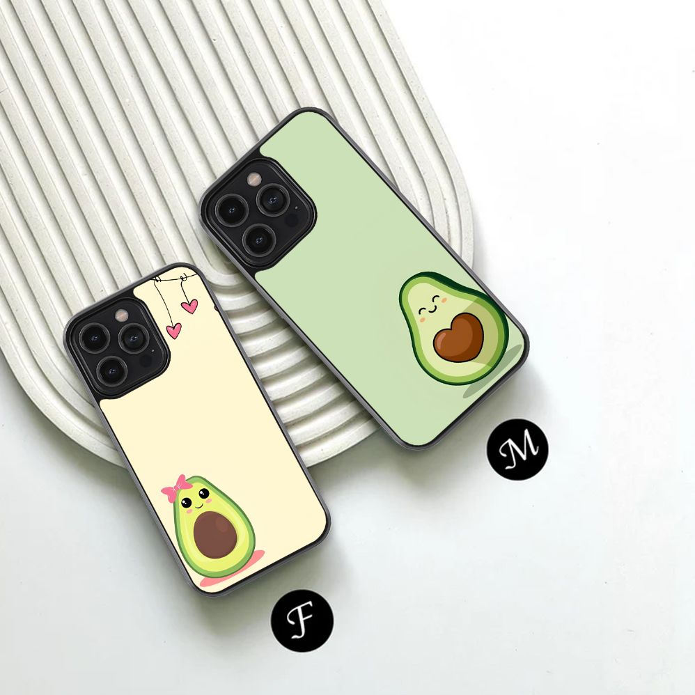 Guac Together Couple Glass Case