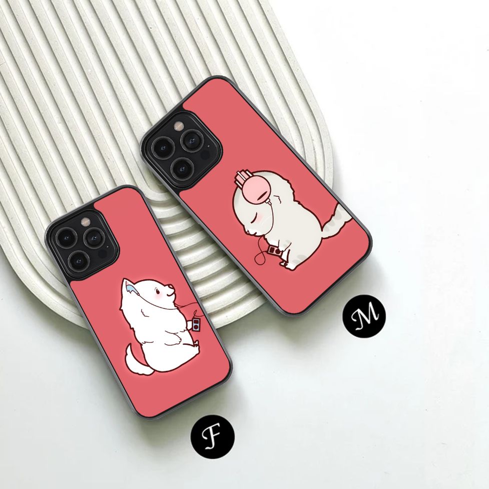 Melody Mates Couple Glass Case