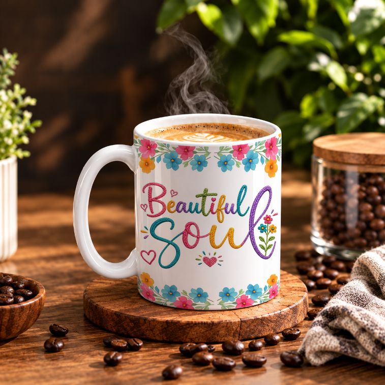 Botanical Soul Affirmation Coffee Mug