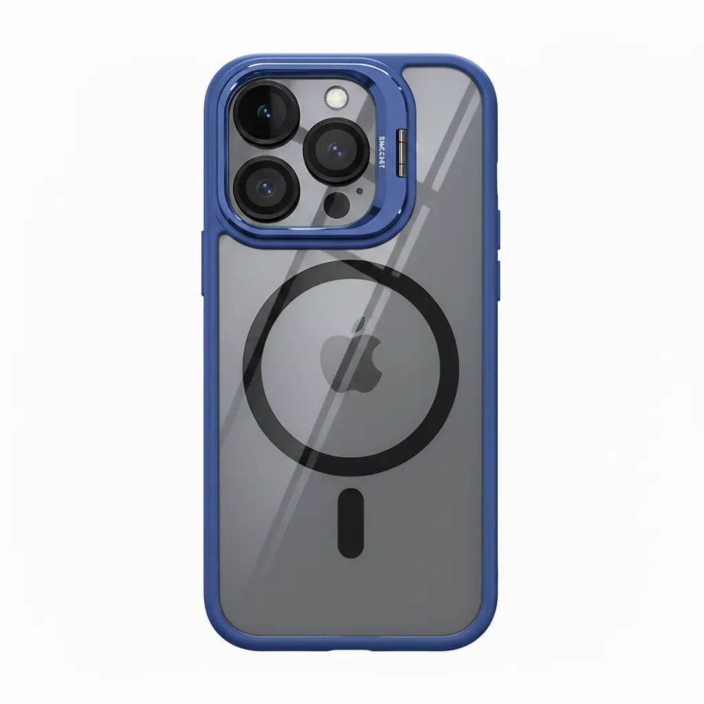 Magnetic Transparent Magsafe Bracket Glass Lens Protection case