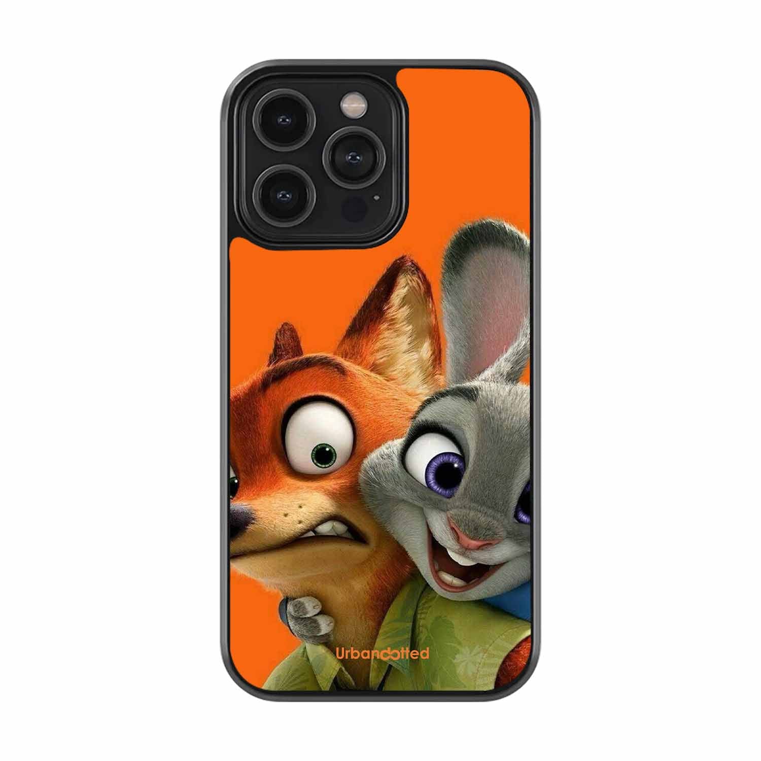Zootopia Friends Glass Case For iPhone 15 Pro