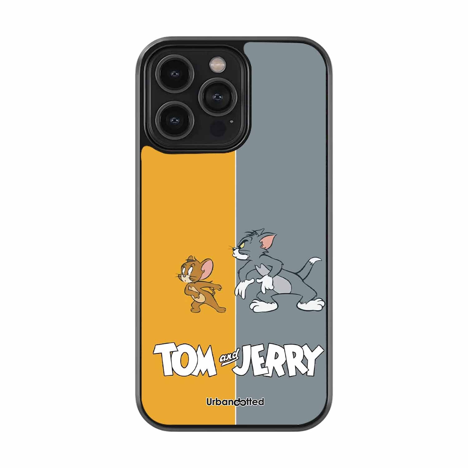 Tom and Jerry Chase Glass Case For iPhone 13 Pro