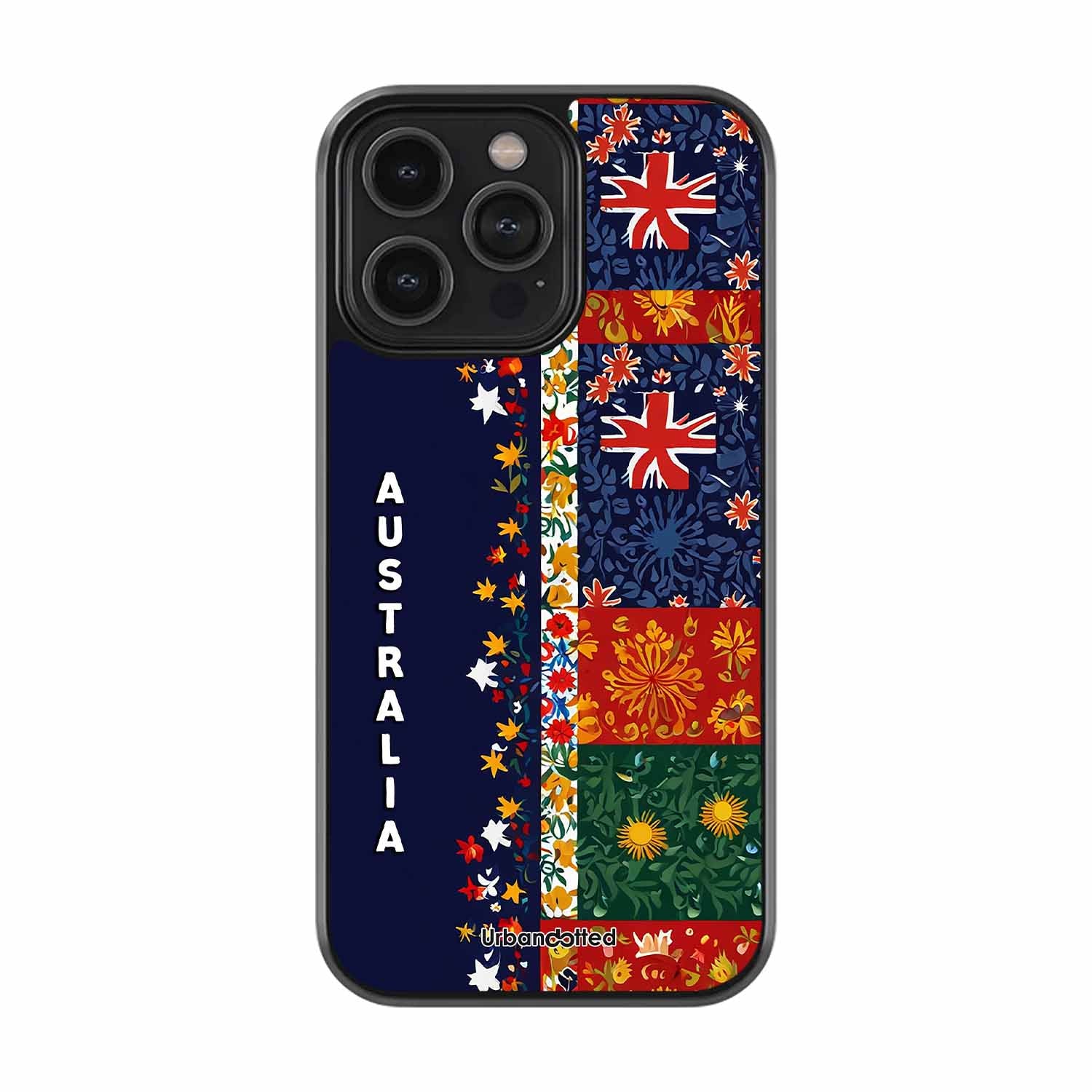 Australian National Pride Glass Case For iPhone 13 Pro