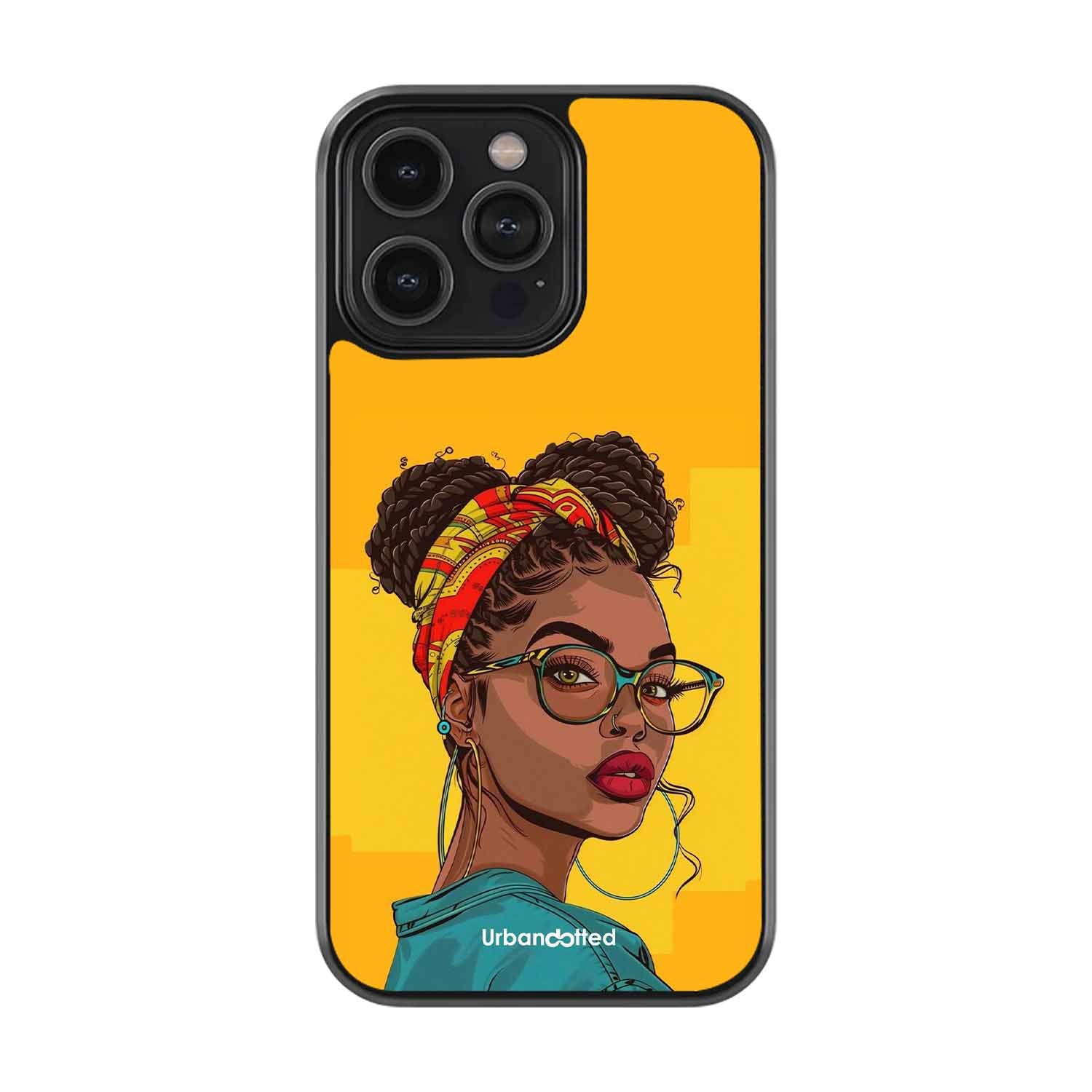 Headscarf Beauty Glass Case For iPhone 13 Pro
