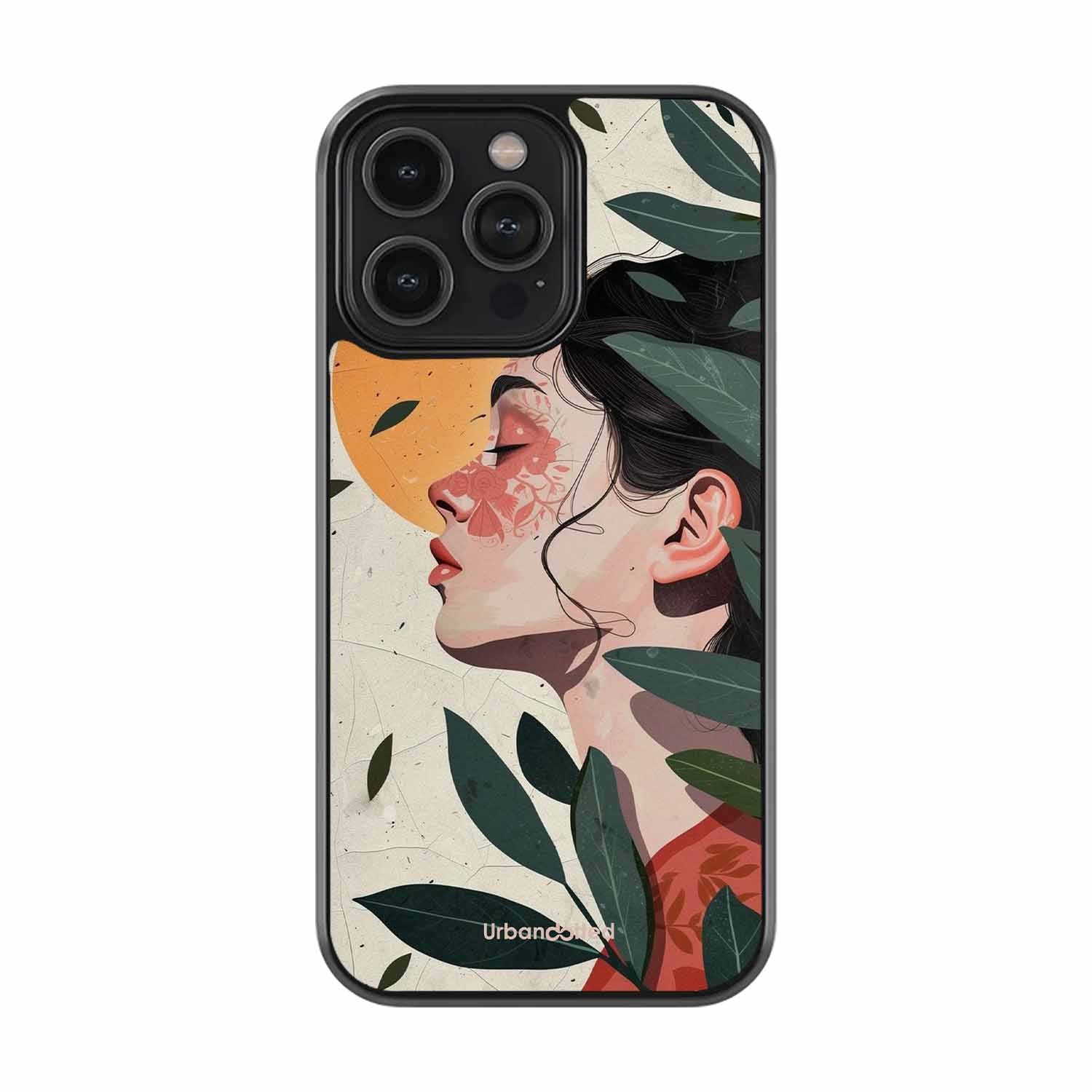 Nature's Embrace Glass Case For iPhone 16 Pro