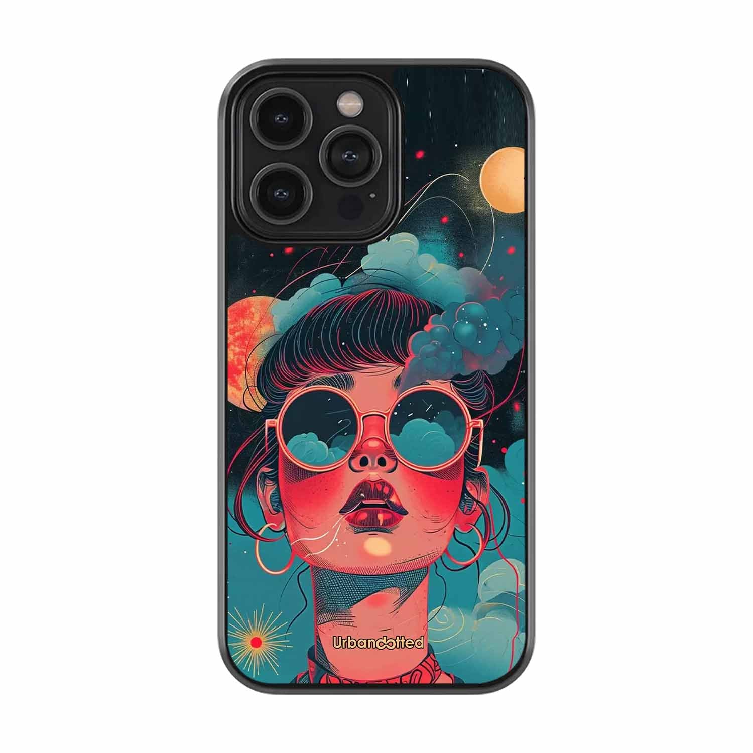 Starry Eyed Wonder Glass Case For iPhone 16 Pro