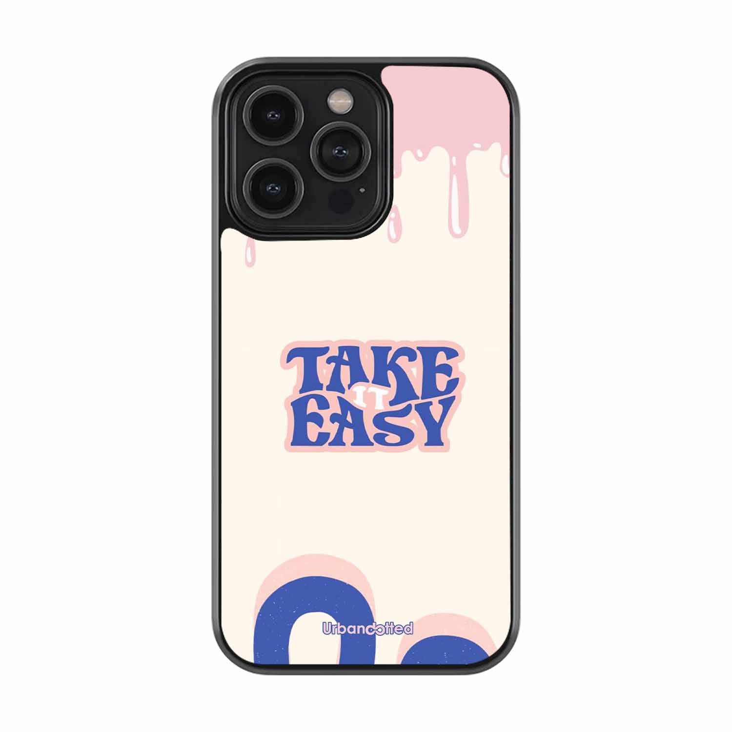 Take It Easy Drip Glass Case For iPhone 15 Pro Max