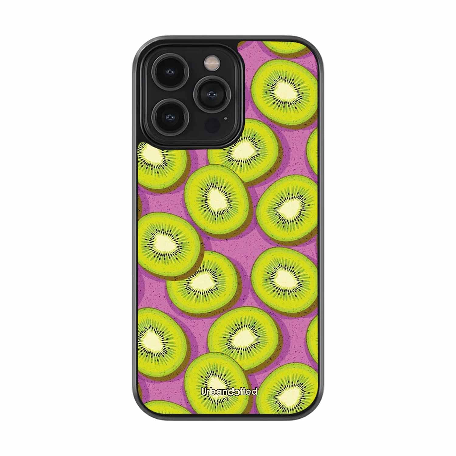 Refreshing Kiwi Glass Case For iPhone 14 Pro Max