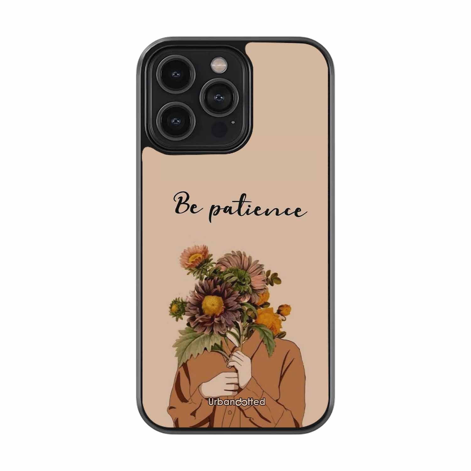 Gentle Bloom Patience Glass Case For iPhone 16 Pro