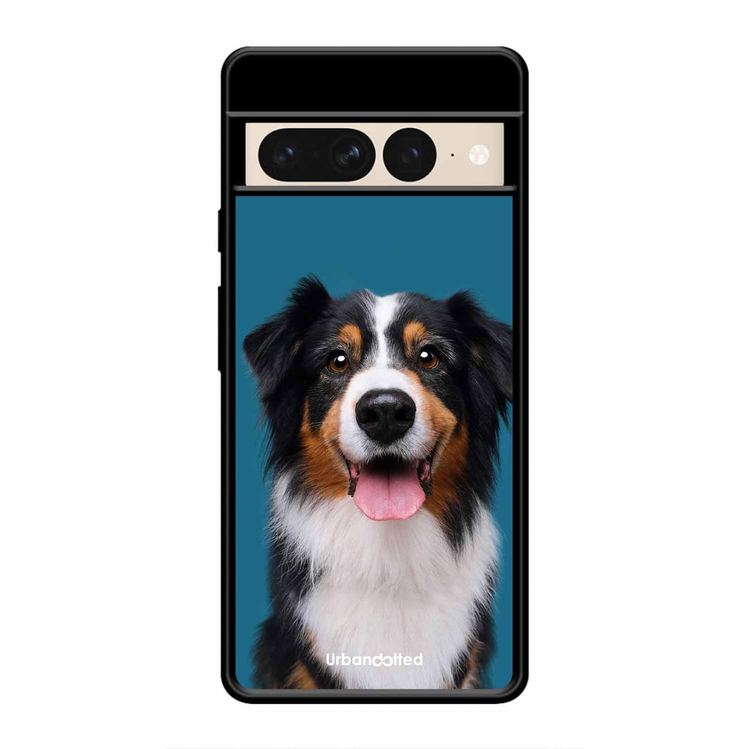 Aussie Shepherd Smile Glass Case For Google Pixel 7 Pro