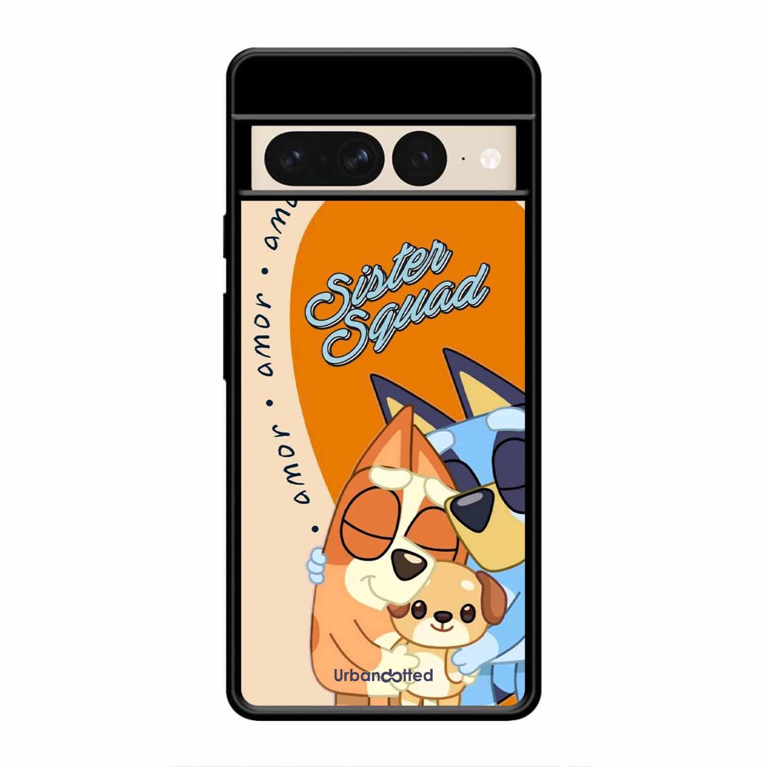 Aussie Cartoon Sisters Glass Case For Google Pixel 7 Pro
