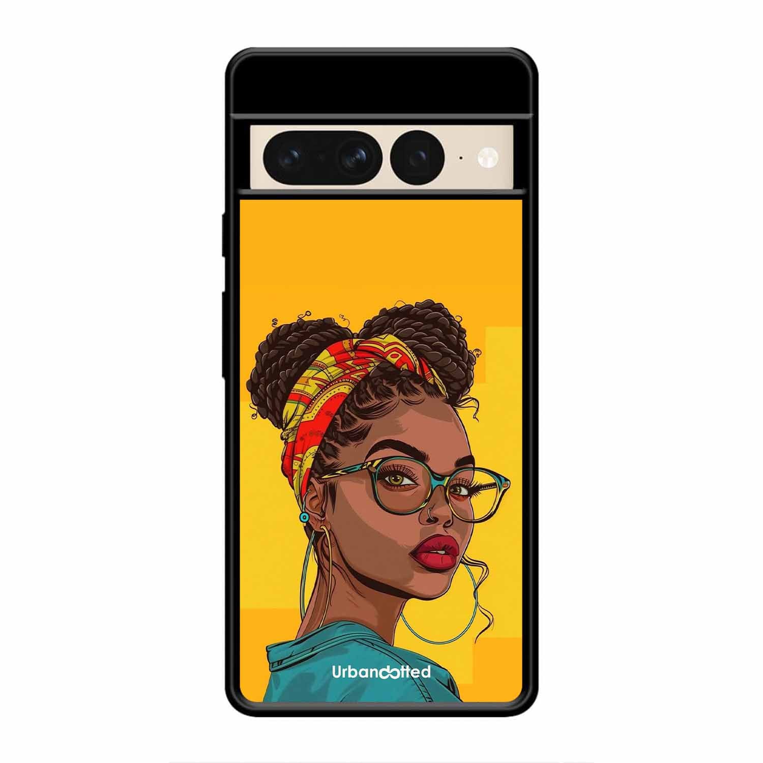 Headscarf Beauty Glass Case For Google Pixel 7 Pro