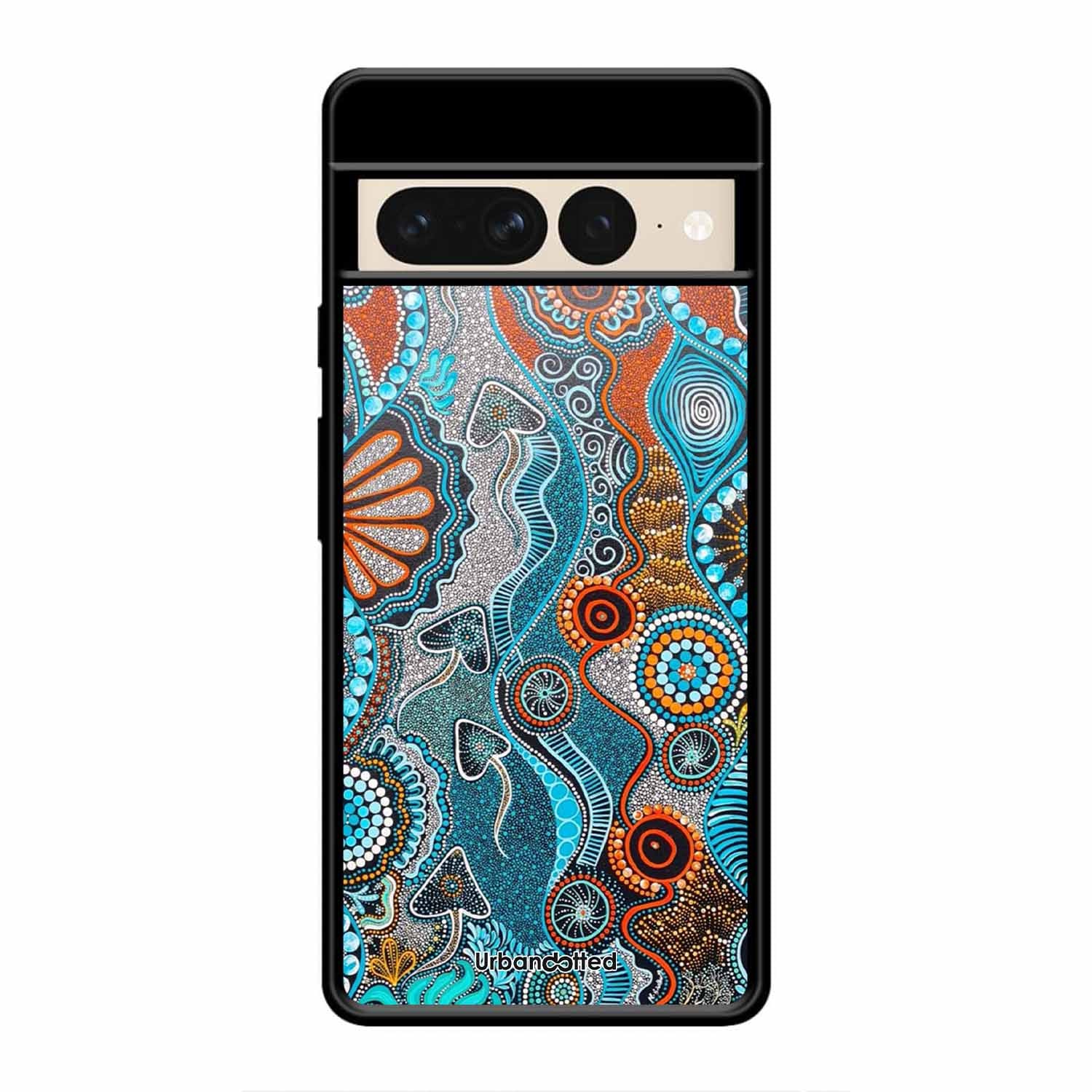 Aboriginal Art Story Glass Case For Google Pixel 7 Pro