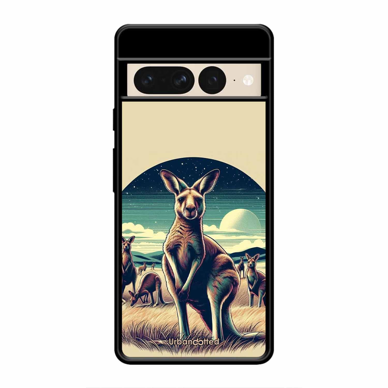Kangaroo Mob Moonlight Glass Case For Google Pixel 7 Pro
