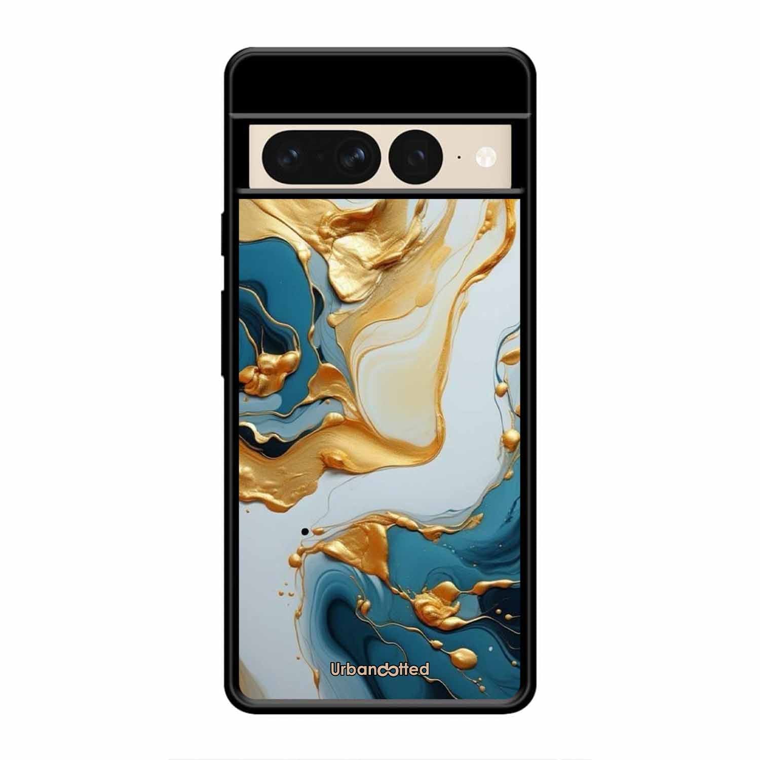 Luxurious Marble Effect Glass Case For Google Pixel 7 Pro