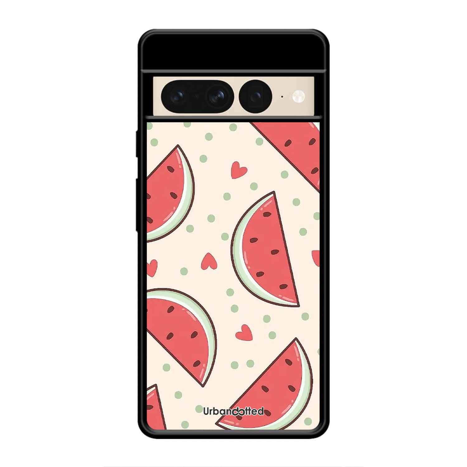 Watermelon Slice Fun Glass Case For Google Pixel 7 Pro