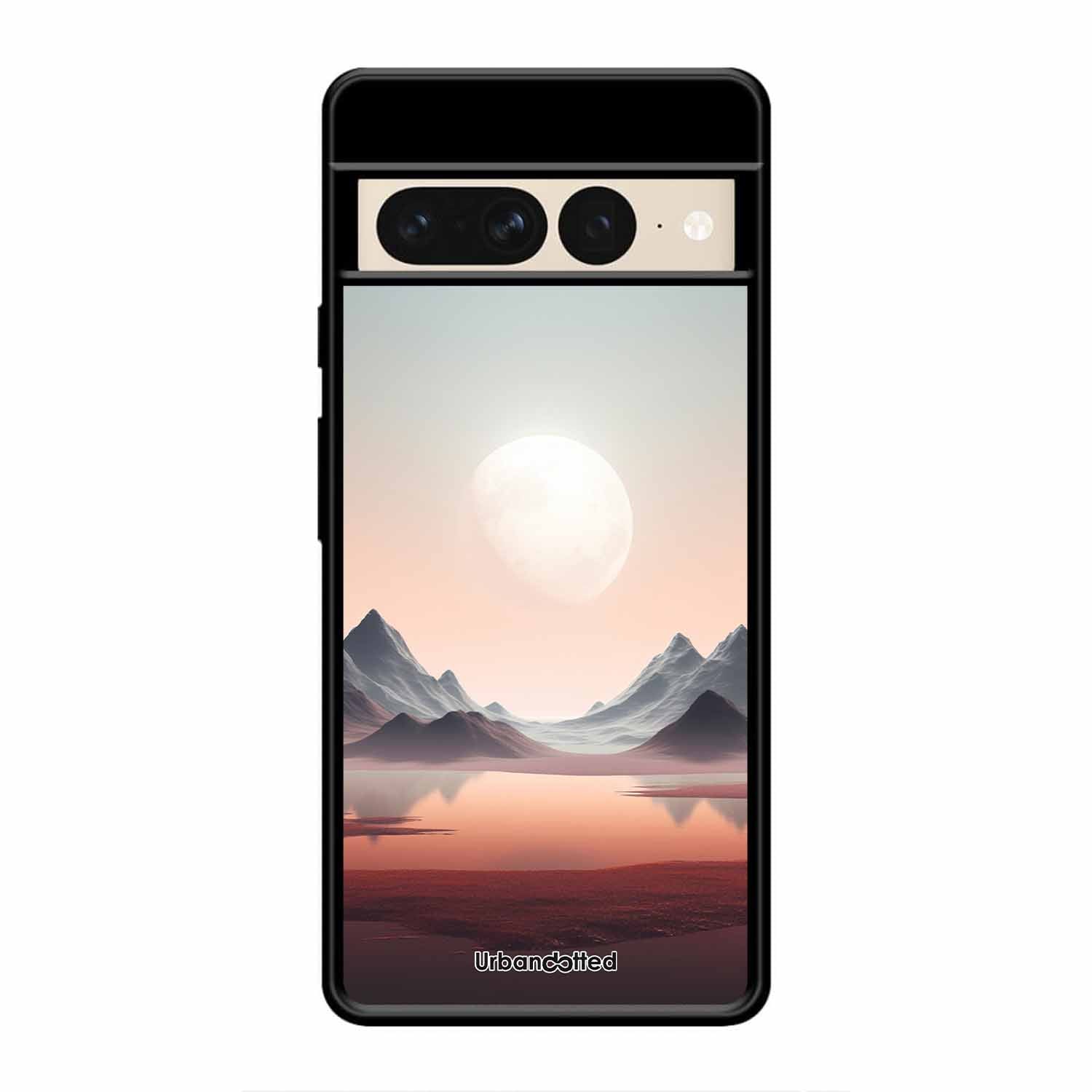 Tranquil Landscape Reflection Glass Case For Google Pixel 7 Pro